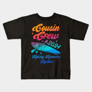 Cousin Crew 2024 Summer Vacation Beach Family Trips Kids T-Shirt